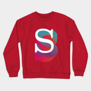 Letter S Crewneck Sweatshirt